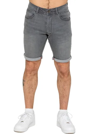 Enzo | Herren Stretch Denim Shorts