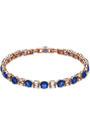Luxenter Armband mit Saphir-Zirkonia aus 18K Gelbgold - Miwyn