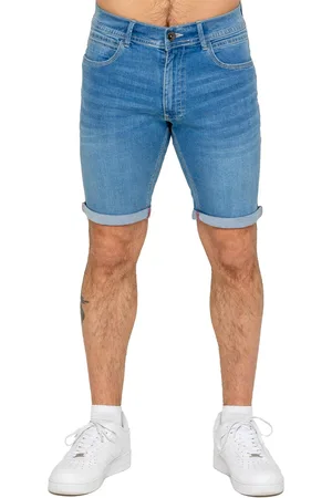 Enzo | Herren Stretch Denim Shorts