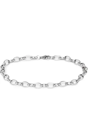 Luxenter Luxusarmband aus 925er Sterlingsilber mit rhodinierter Oberfläche