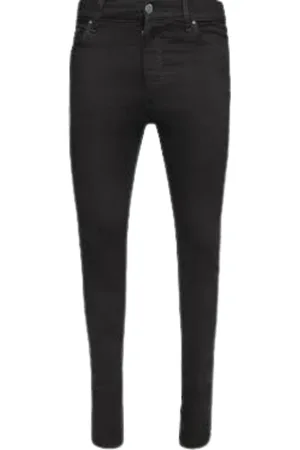 AMIRI Slim Fit MA Track Black Od Denim Jeans