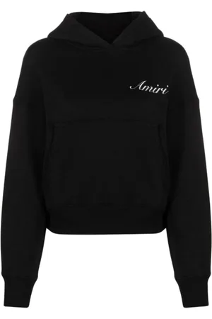 AMIRI MA Script Schwarzer Kapuzenpullover