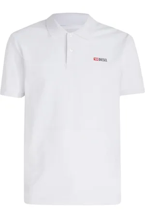 Diesel T-Smith-Div Weißes Poloshirt