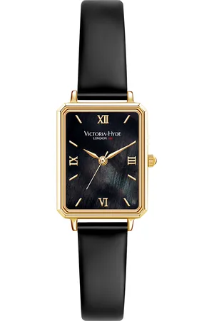 VICTORIA HYDE Victoria Hyde, Uhr, Damenuhr, Quadratisches Gehäuse, Lederband