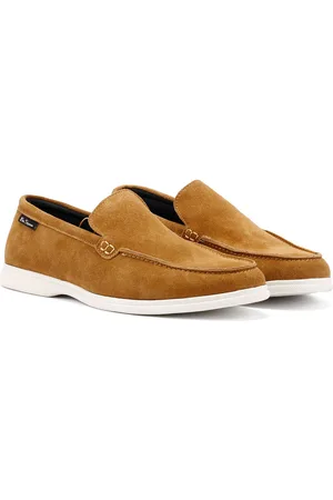 Ben Sherman Amarillo Herren Mokassins Aus Wildleder In