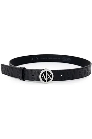 Armani Exchange Einfarbiger Gurtel mit Schnallenverschluss