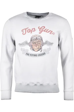 Top Gun Sweatshirt Smoking Monkey TG20191034