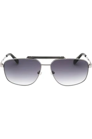 Guess Gradient Smoke Lens Shiny Dark Silver Sonnenbrille