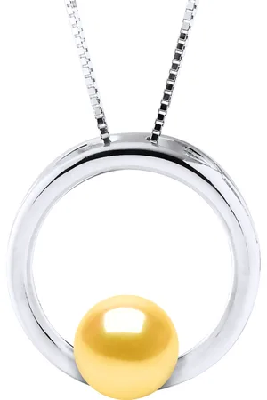 Diadema CIRCLE Halskette Süßwasserperle rund 8-9 mm 925
