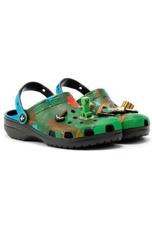 Crocs Minecraft Classic Grüne Sandalen