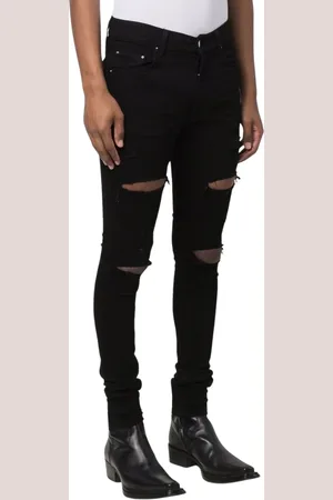 AMIRI Slim Fit Thrasher Plus schwarze Denim-Jeans