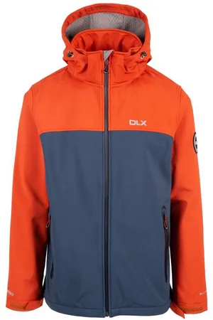 DLX Trespass Mens Moyler Soft Shell Jacke (Burnt )