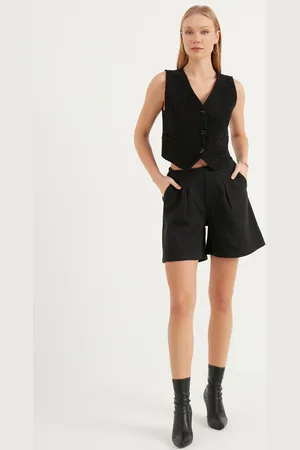 HERITA Plissierte Shorts