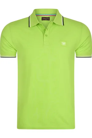 Cappuccino Italia Polo Applique Pique von in der farbe Grun und in größe S.