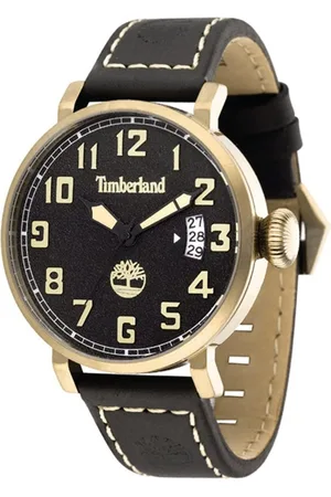 Timberland Herrenuhr der Marke in der Farbe . Das Gehäuse hat einen Durchmesser von 46 mm. Marke: Modellname: GrovelandKategorie: HerrenarmbanduhrMaterialien: Edelstahl, LederFarbe: , goldfarbenZeitmesser: Quarz (46mm Durchmesser)