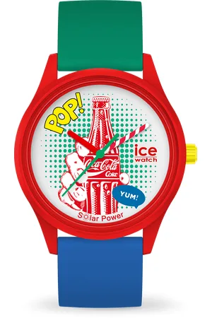 Ice-Watch Ice Watch Coca Cola× - Pop Art Mehrfarbig Herren Armbanduhr 019902 - M