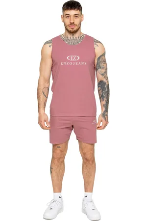 Enzo | Herren Gym-Trainingsanzug mit Weste und Shorts