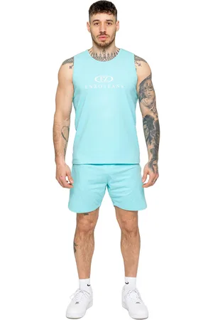 Enzo | Herren Gym-Trainingsanzug mit Weste und Shorts