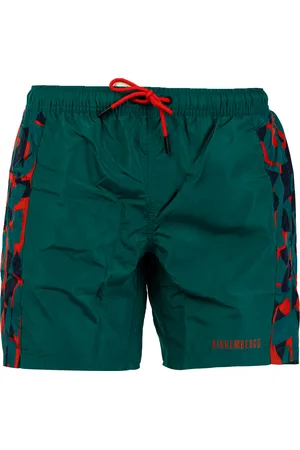 Bikkembergs Herren Boardshort Medium mit gemustertem Seitenband