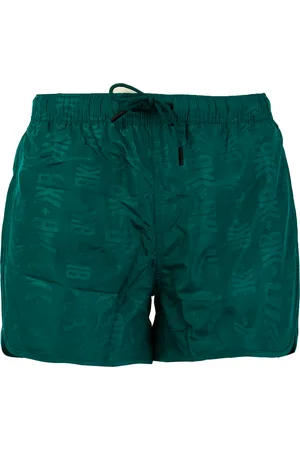 Bikkembergs Kurze Boardshorts für Männer Allover-Schriften