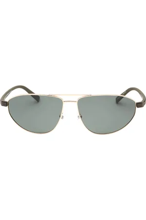 Timberland Sonnenbrille mit grünen polarisierten Gläsern und goldenen Gläsern