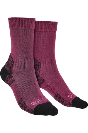 Bridgedale Leichte Damen Wandersocken aus Merinowolle - Berry