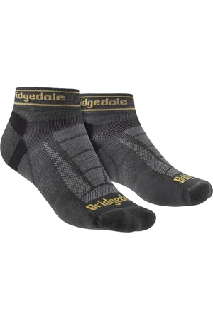 Bridgedale Mens Running Ultralight Merino Low Socken - Gunmetal