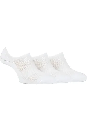 Jeep Damen Bamboo No Show Socken | | Atmungsaktiv Anti Blister gepolstert unsichtbare Socken mit Anti-Rutsch-Ferse Grip