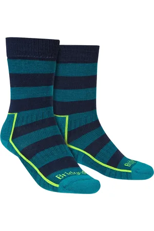 Bridgedale Leichte Merino-Socken für Herren zum Wandern - Petrol / Navy