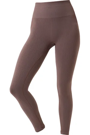 Björn Borg Björn Borg - Ladies Seamless Ribbed Footless Tights Leggings - Mauve