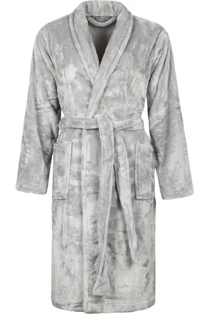 Heat Holders Damen Fleece-Morgenmantel für den Winter - Ice Grey