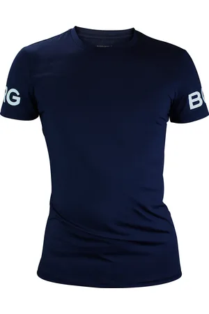 Björn Borg Björn Borg - Herren-Hochleistungs-T-Shirt mit kurzen Ärmeln - Navy