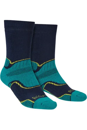 Bridgedale Herren Wandern Midweight Merinowolle Socken - Petrol / Navy