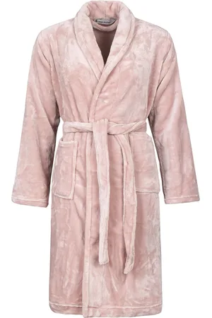 Heat Holders Damen Fleece-Morgenmantel für den Winter - Dusty Pink