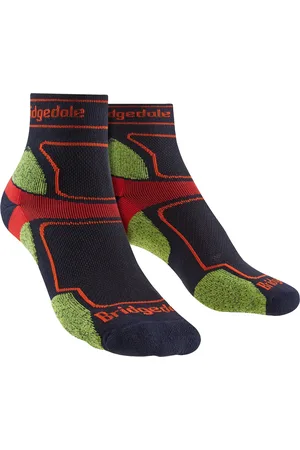 Bridgedale Herren Trail Running Ultraleicht T2 Coolmax Sport 3/4 Crew Socken - Navy