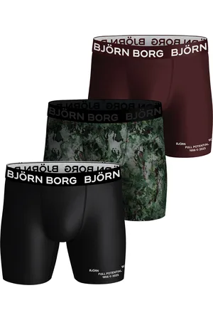 Björn Borg Björn Borg - 3er Pack atmungsaktive Performance Boxershorts | Herren Sport Boxershorts - Camo Mix