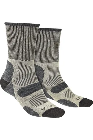 Bridgedale Herren Wandern leichte Baumwolle Boot Socken - Charcoal