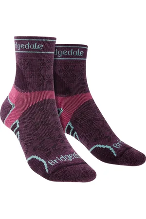 Bridgedale Leichte Socken aus Merinowolle für Damen - Damson