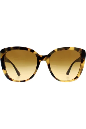 Emporio Armani Schmetterling Damen Glänzend Gelb Havanna Hellbraun Farbverlauf EA4214U