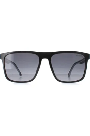 Carrera 8064/S 80S 9O -weiÃŸe Sonnenbrille mit dunkelgrauem Farbverlauf
