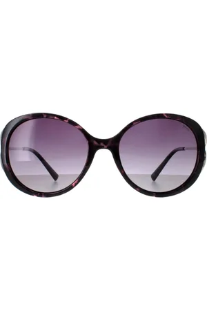 Invu Round Womens Dark Tortoise Demi Gold Polarized B2117