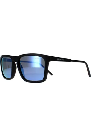 Arnette Rectangle Unisex Matte Dunkel Grau Spiegel Wasser Polarisiert AN4283 Shyguy