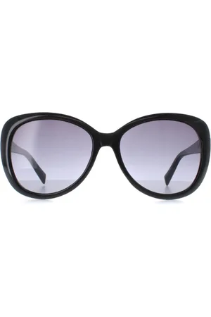 Karen Millen KM5049 001 schwarze dunkelgraue Sonnenbrille mit Farbverlauf