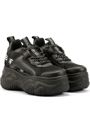 Buffalo Blader Matcha Damen Schwarze Turnschuhe
