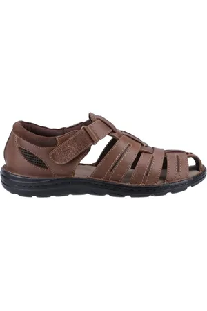 Hush Puppies Herren Sandalen "Albert", Fischer, Leder (Hellbraun)