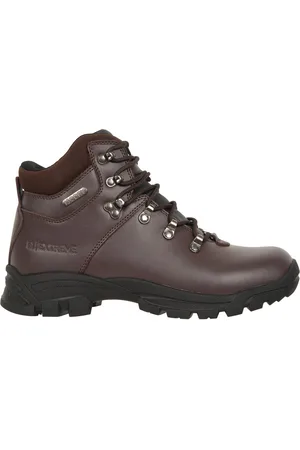 Mountain Warehouse Damen Wanderstiefel "Latitude II Extreme", Leder (Dunkelbraun)