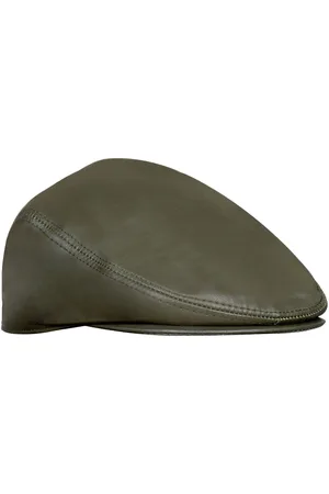 Infinity Peaky Blinders Newsboy-Flachhut aus Leder für Herren