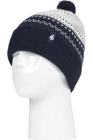Heat Holders Damen / Frauen gestrickte Beanie Bommelmütze mit Pom Pom