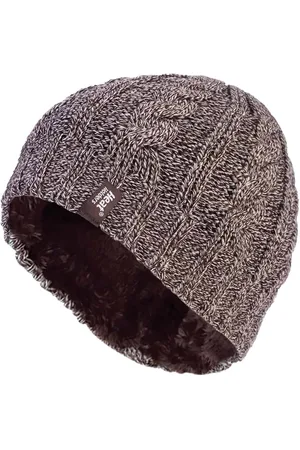 Heat Holders Thermische Fleece-gefütterte Damen-Wintermütze mit Zopfmuster