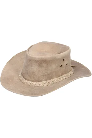 Infinity Cowboy Outback Echtes Vintage Leder Aussie Bush Hat